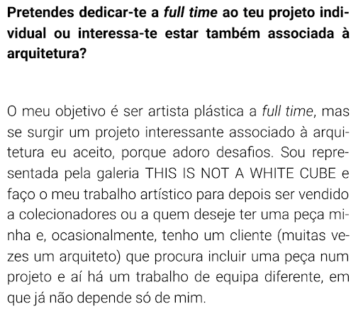 "I LIKE CHALLENGES AND IF I FEEL TOO CONFORTABLE IT DOESN'T WORK FOR ME" — 14