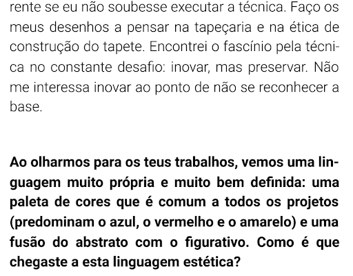 "I LIKE CHALLENGES AND IF I FEEL TOO CONFORTABLE IT DOESN'T WORK FOR ME" — 11