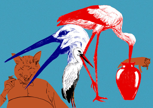 FABLE "THE FOX AND THE STORK", 2018 FÁBULA "A RAPOSA E A CEGONHA"