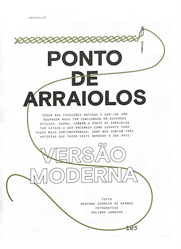 PONTO DE ARRAIOLOS - VERSÃO MODERNA — 3