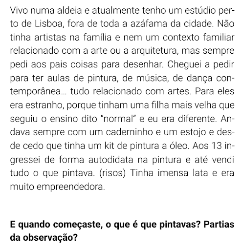 "I LIKE CHALLENGES AND IF I FEEL TOO CONFORTABLE IT DOESN'T WORK FOR ME" — 4