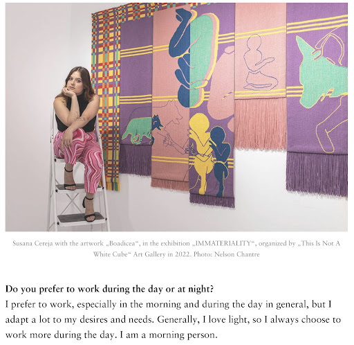 INTERVIEW WITH SUSANA CEREJA — 16