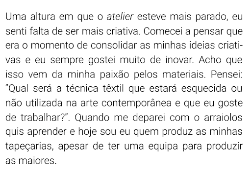 "I LIKE CHALLENGES AND IF I FEEL TOO CONFORTABLE IT DOESN'T WORK FOR ME" — 8
