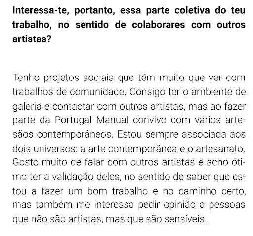 "I LIKE CHALLENGES AND IF I FEEL TOO CONFORTABLE IT DOESN'T WORK FOR ME" — 21